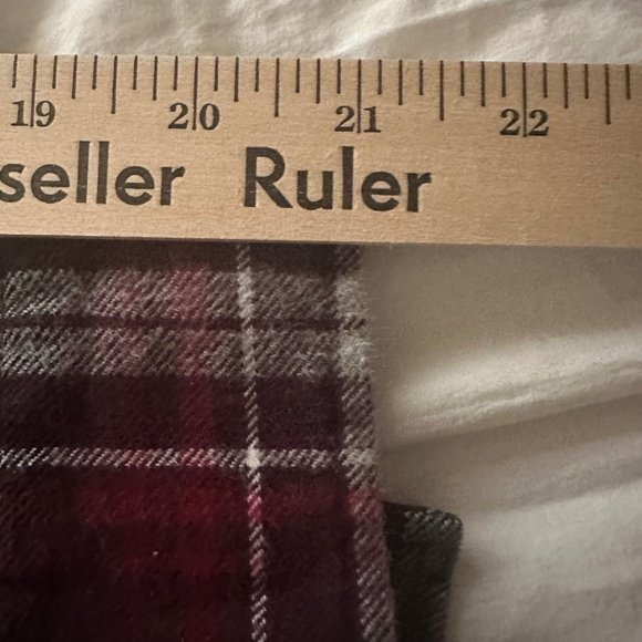 Fashion Bug Vintage Women's Red Black Plaid Flannel Zip Up Shirt Shacket Large - Picture 8 of 9